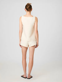 French Connection Structured Taffeta A-Line Top & Relaxed Shorts Set
