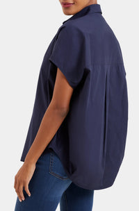 French Connection Cele Rhodes Poplin Sleeveless Top