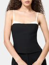 French Connection Azra Twill Corset Strappy Top