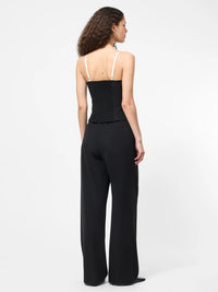French Connection Azra Twill Corset Strappy Top