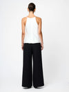 French Connection Ennis Satin Cowl Neck Top