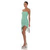 Bella Shimmer Strapless Mini Dress