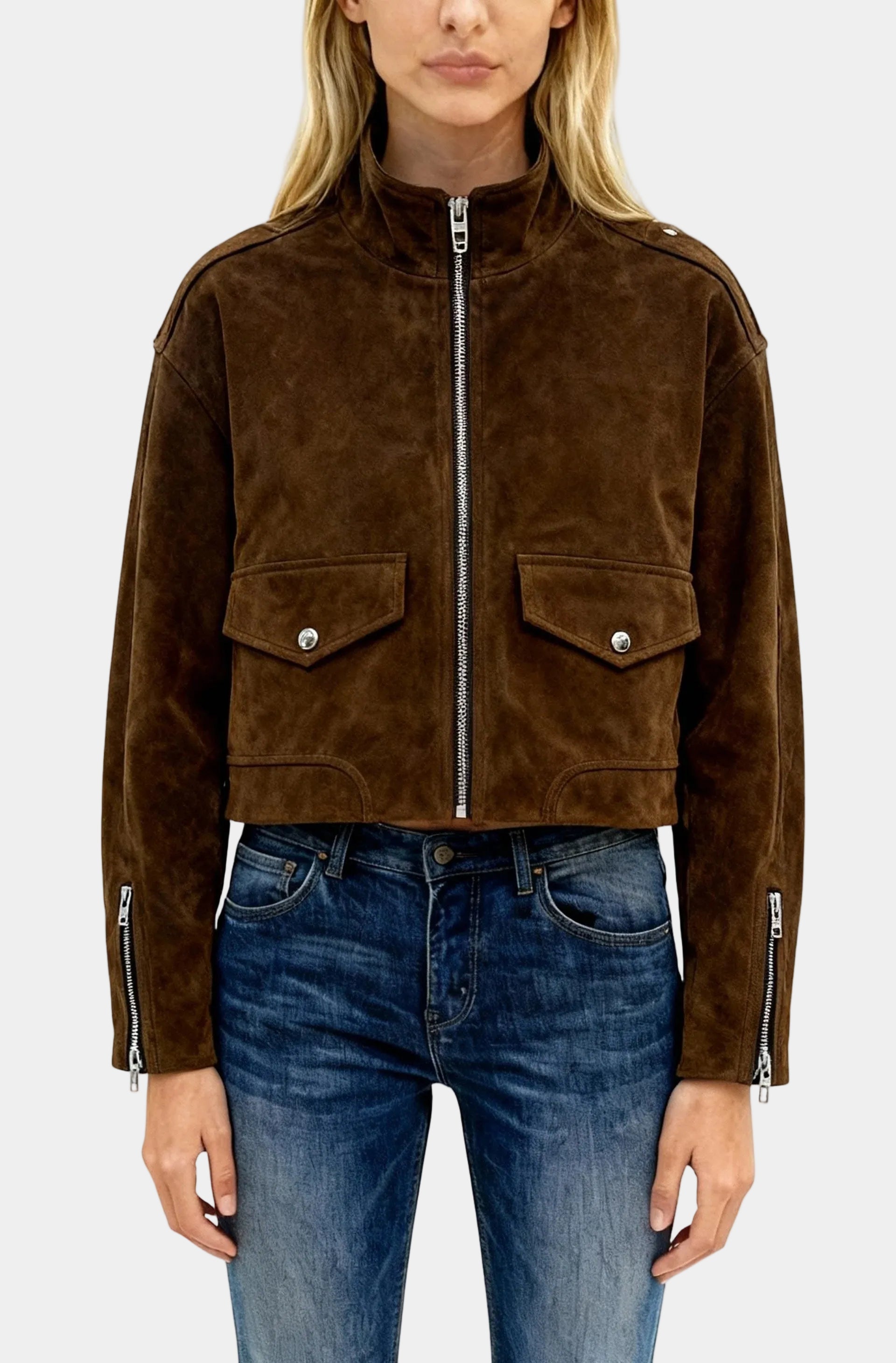 BLANK NYC Double Espresso Jacket