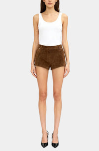 BLANK NYC Double Espresso Shorts