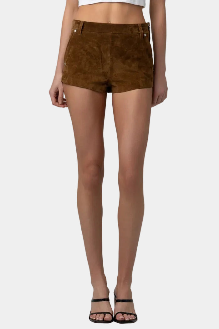 BLANK NYC Double Espresso Shorts