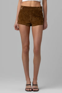 BLANK NYC Double Espresso Shorts