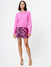 French Connection Sadie Sequin Mini Skirt