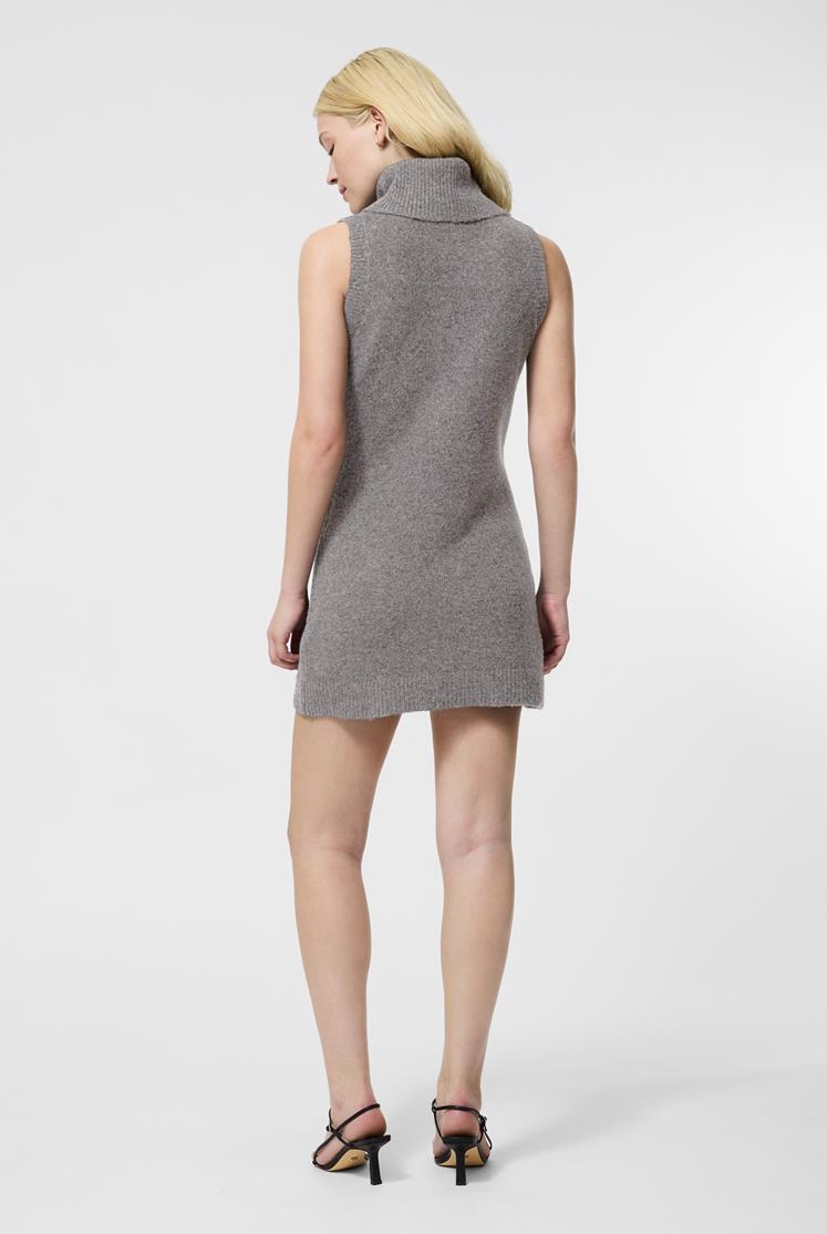 French Connection Vhari Sleeveless Turtleneck Dress