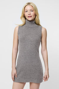 French Connection Vhari Sleeveless Turtleneck Dress