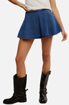 Free People Paradise Found Denim Mini Skort