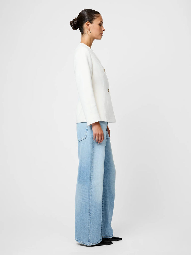 French Connection Textured Boiled Wool Jacket