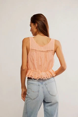 Free People Alana Lace Tank