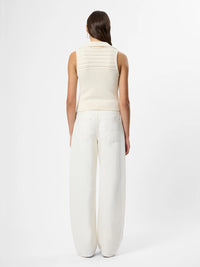 French Connection Nellis Open Stripe Halter Top