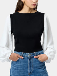 French Connection Maxime Knit Long Sleeve Top