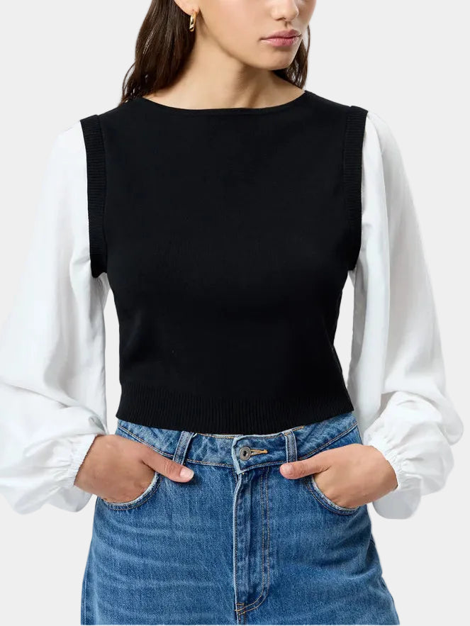 French Connection Maxime Knit Long Sleeve Top