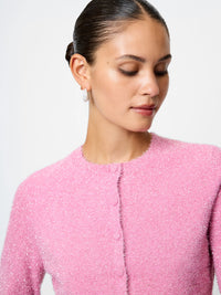 French Connection Tinsel Knit Slim Cardigan