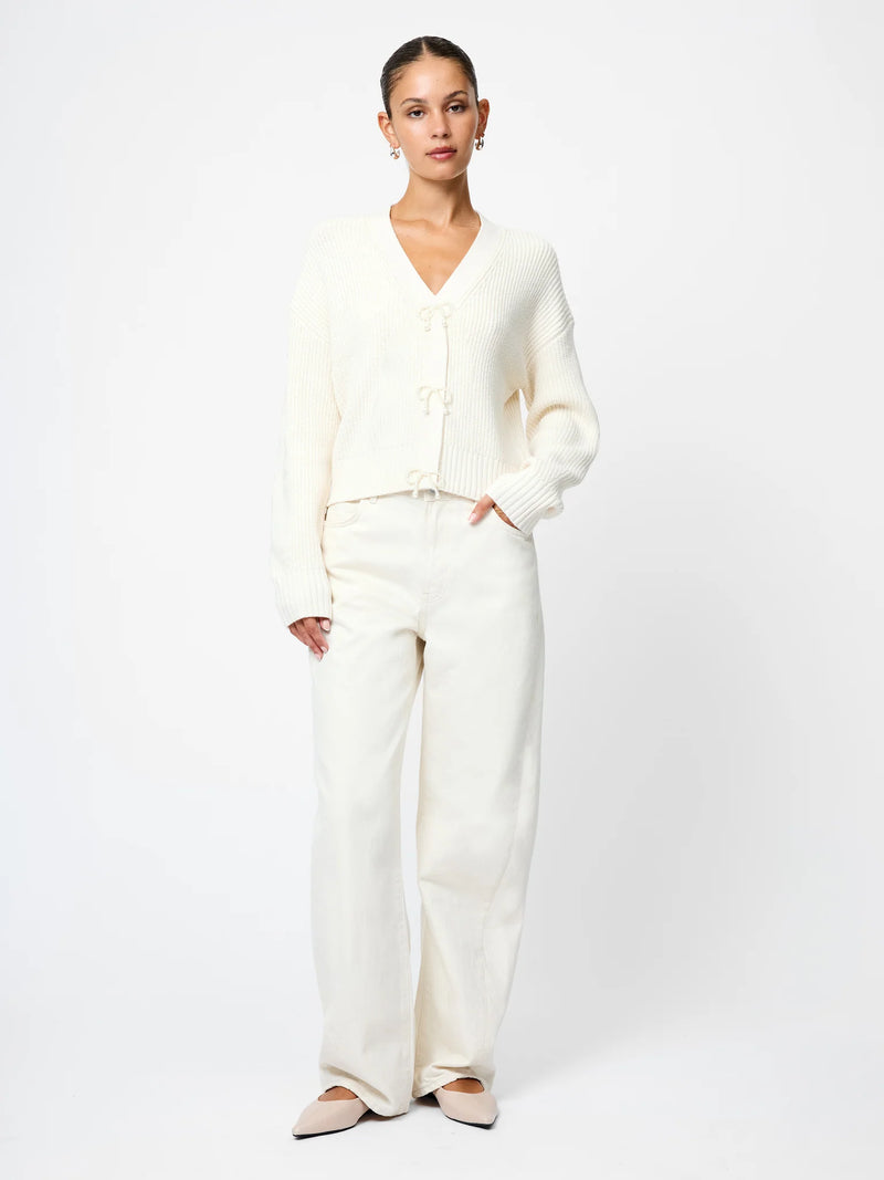 French Connection Babysoft Pearl Bow Sweater