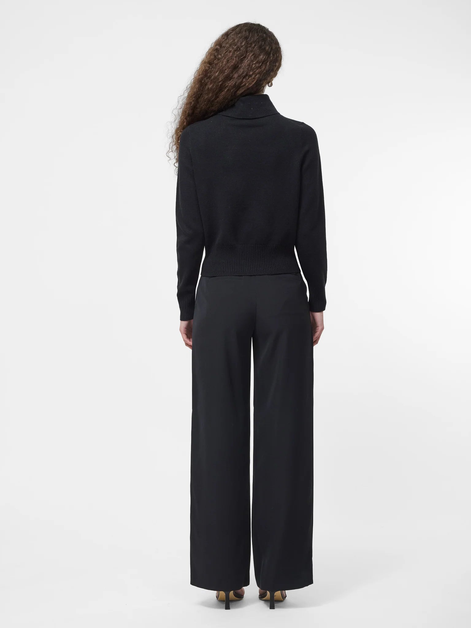French Connection Babysoft Turtleneck Sweater in Black
