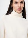 French Connection Babysoft Turtleneck Sweater in Porcelain Cream