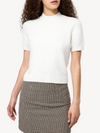 French Connection Vhari Short Sleeve Crop Sweater