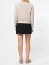 French Connection Ellie Knit Crew Neck Sweater in Taupe Mel