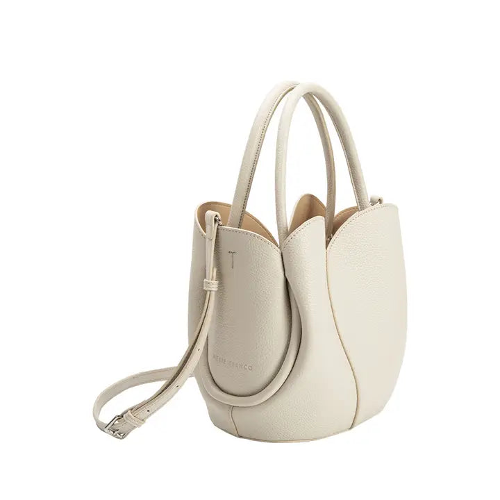 Melie Bianco Tulip Recycled Vegan Top Handle Bag