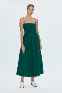 Pistola Bianca Shirred Bodice Dress