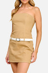 Ember Belted Tube Mini Dress
