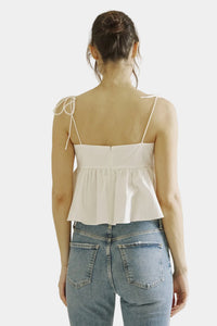 Reece Peplum Bow Top