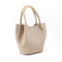 Ember Small Tote Crossbody Bag in Beige