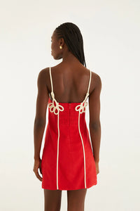 FARM Rio Red Sleeveless Mini Dress
