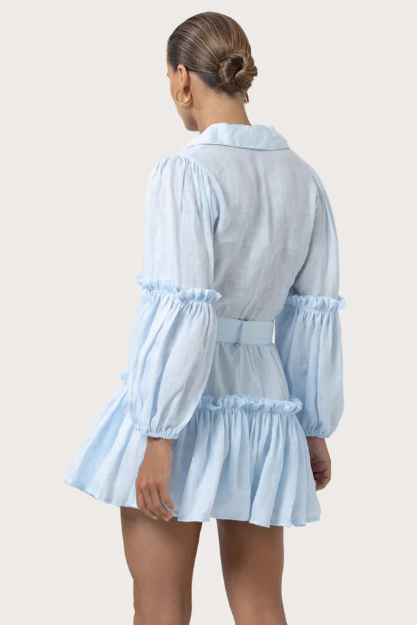 LUSANA Lucia Linen Dress