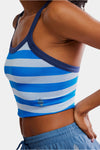 FP Movement All Clear Striped Cami in Light Cobalt Combo
