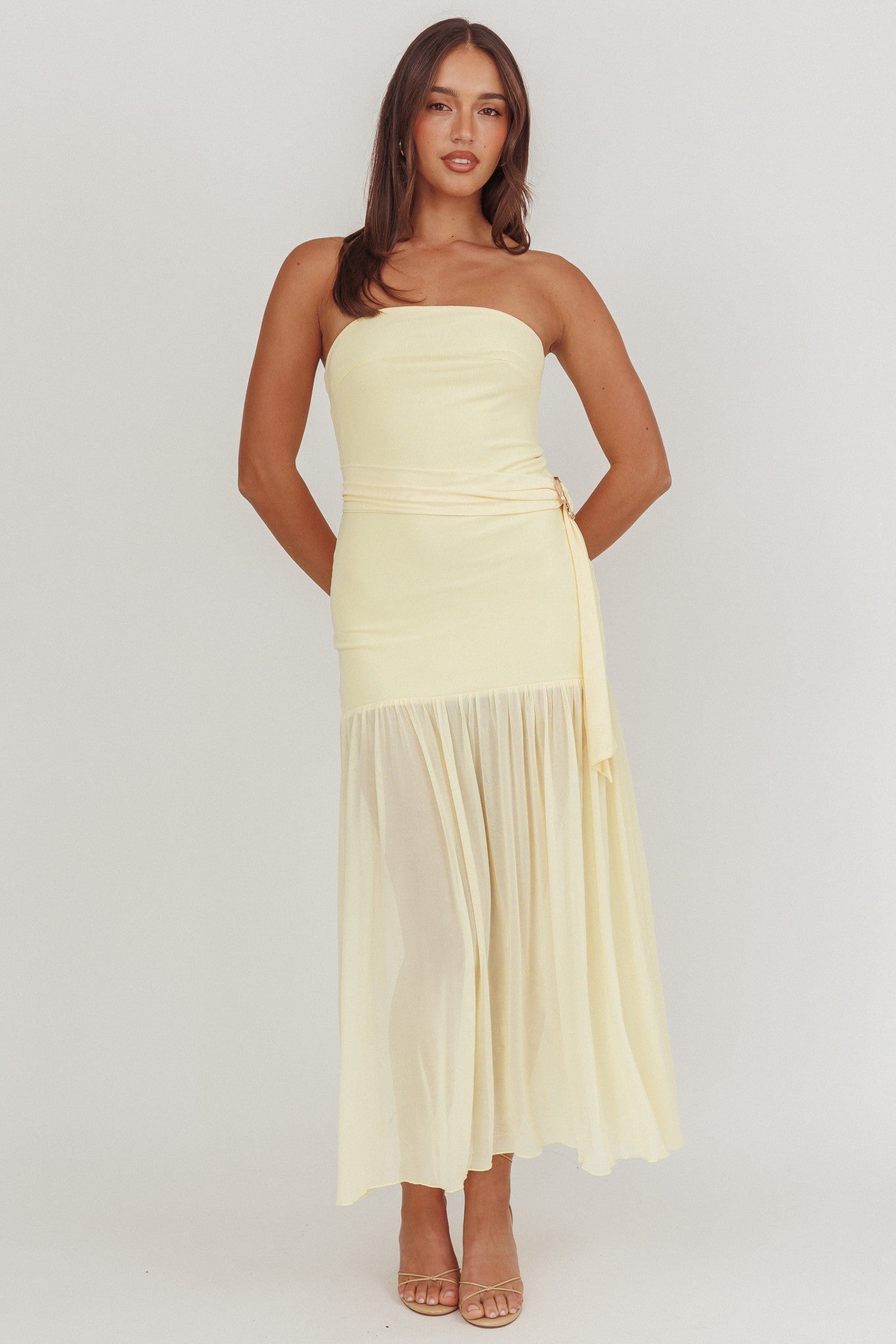 Lyra Strapless Maxi Dress
