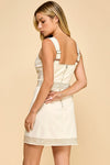 Brecken Stitch Detailed Mini Dress