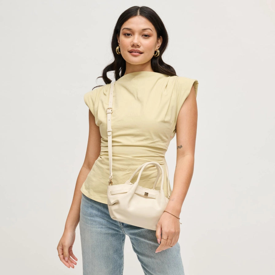 Selena Crossbody Bag in Ivory