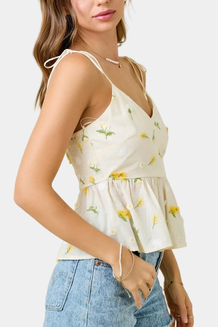 Janey Floral Cami Top