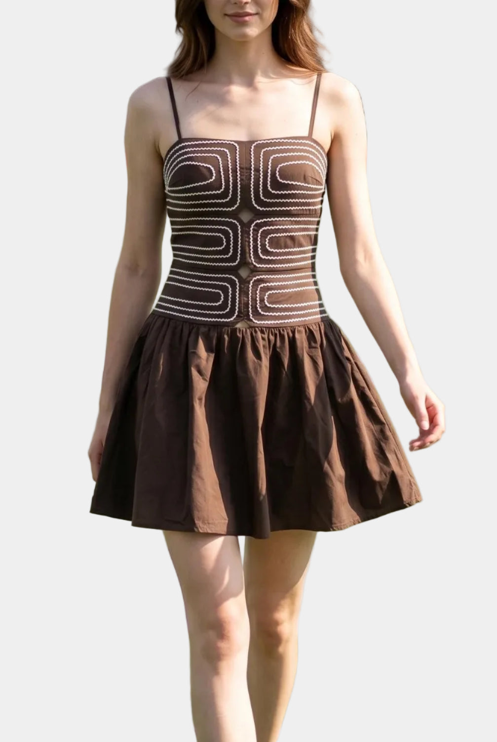 Meena Cutout Detail Mini Dress