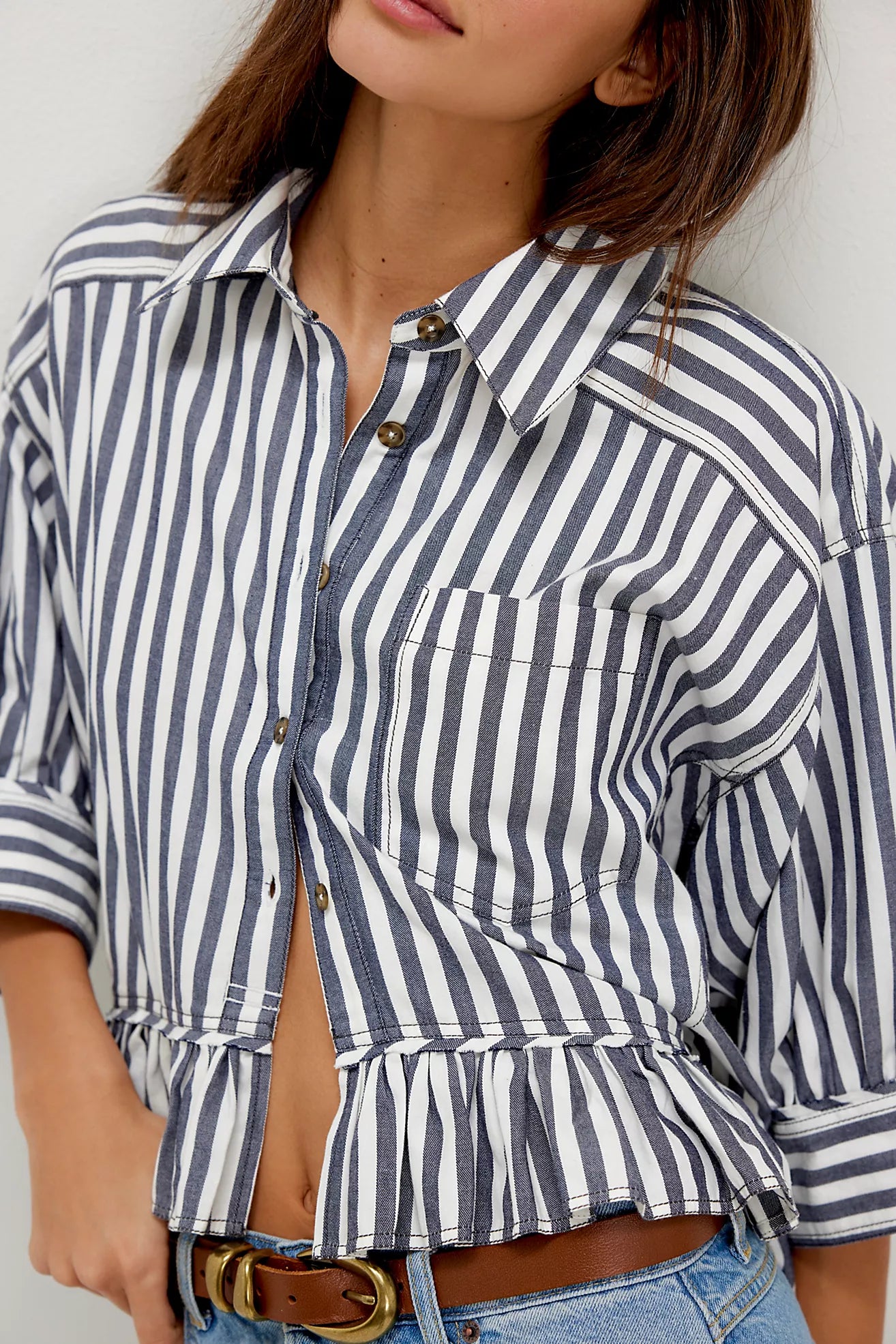 Free People Bailey Stripe Shirt