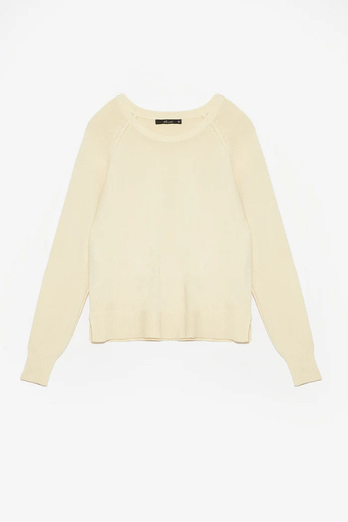 Deluc Begonia Sweater in Ecru