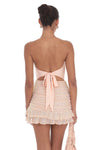 Meadow Sequin Ruched Mini Dress