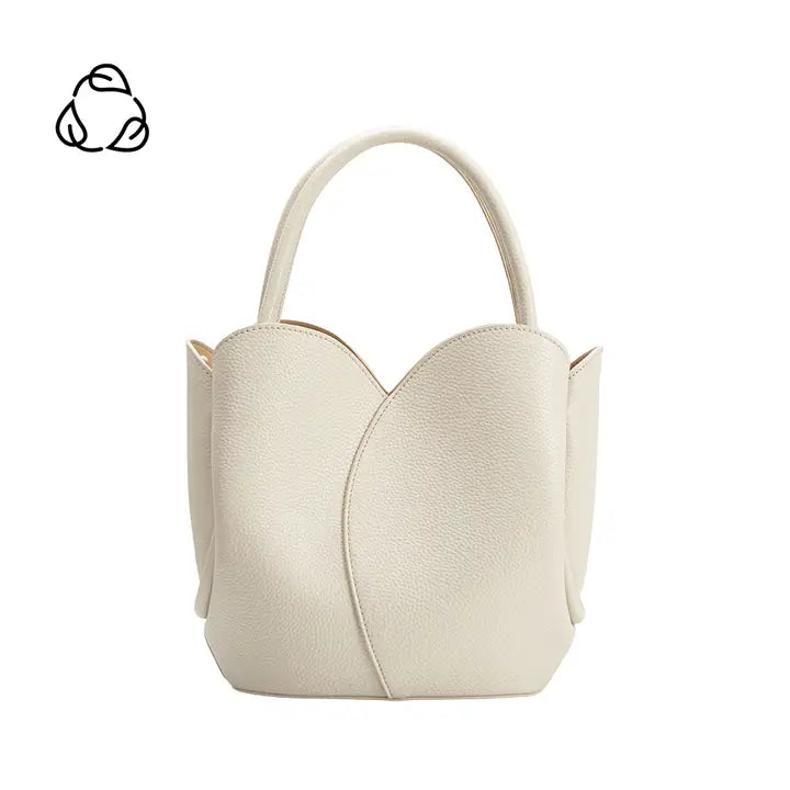Melie Bianco Tulip Recycled Vegan Top Handle Bag