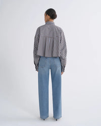 AGOLDE Ren High Rise Wide Leg Jeans in Measure