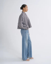 AGOLDE Ren High Rise Wide Leg Jeans in Measure