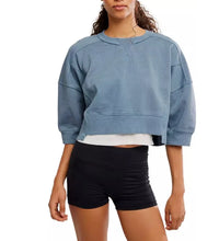 FP Movement Intercept Short Sleeve Pullover in Blue Ash