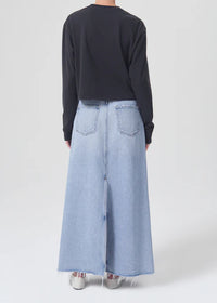 AGOLDE Hilla Maxi Skirt in Practice