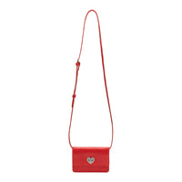 Melie Bianco Hart Vegan Leather Card Holder Crossbody