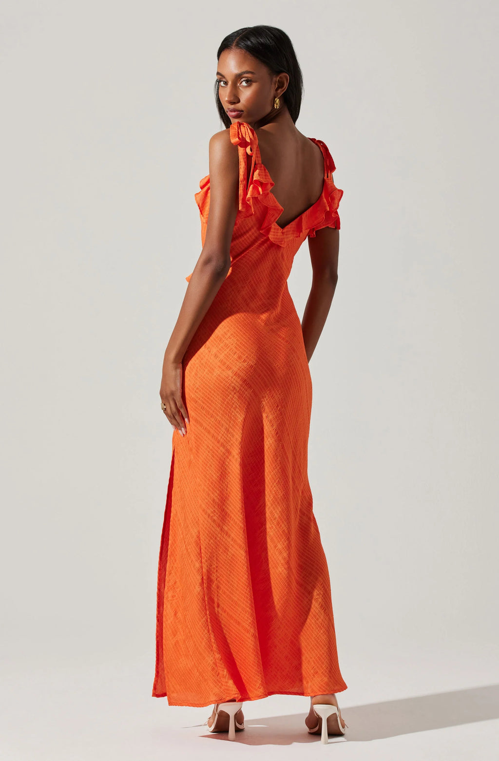 ASTR The Label Sorbae Dress in Orange