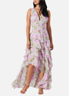 ASTR the Label Cytherea Asymmetrical Midi Dress