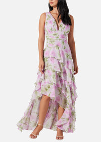ASTR the Label Cytherea Asymmetrical Midi Dress